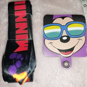 ミッキーマウス ネックストラップ ディズニー