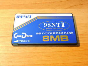 98ノート用 RAMCARD 8MB IO-DATA 98NTII