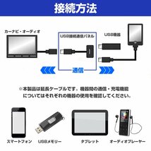 【トヨタBタイプ】 タント L375/385S 純正風♪ USB接続通信パネル 配線付 USB1ポート 埋め込み 増設USBケーブル 2.1A 12V_画像4