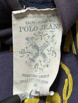 POLO JEANS 67-R フーディー スウェット パーカー ナス紺　　ポロジーンズ ラルフローレン しっかりとしたハイクオリティーボディ 玉9210_画像3