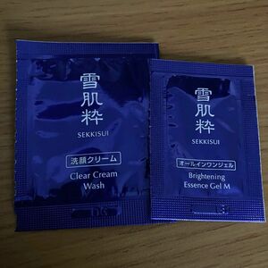 コーセー 雪肌粋 洗顔クリーム&オールインワンジェル　サンプル 試供品