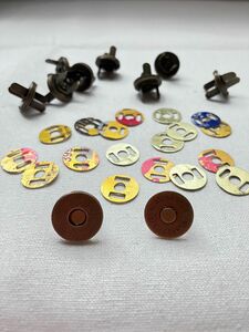 15mm マグネットボタン　9個セット