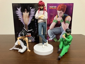 まとめ売り(ばら売り不可) フィギュア ぬーどるストッパー他 ハンターハンター HUNTER×HUNTER ヒソカ クロロ 幽遊白書 幽助 飛影 蔵馬 5体