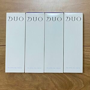 【4本セット】DUO デュオ　ザ ホワイトクレイクレンズ 80g 洗顔料　角質ケア