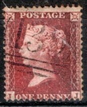 ◆223古いイギリス　1857年　QV　１ｐ　#20　＄11　①◆