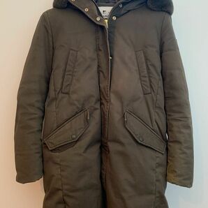 WOOLRICH ウールリッチ　ダウンジャケット　コクーンパーカ　カーキ　ダウン