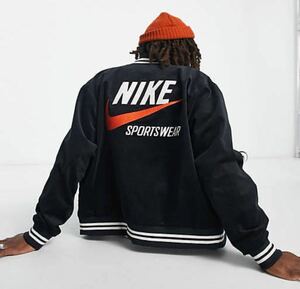 M 新品 NIKE ナイキ ボンバージャケット トレンド スタジャン 黒 ブラック コーデュロイ NIKE AS M NSW NIKE TREND BOMBER JKT 