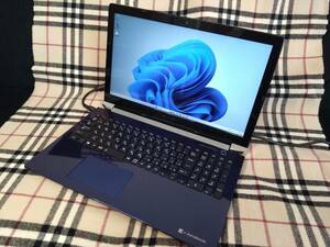 【高性能第8世代 i7-8565U/M.2 SSD 1TB+HDD 1TB/メモリ 16GB】東芝 Dynabook P2-T9KP-BL◆フルHD液晶◆オンキョースピーカー◆Win11 管10