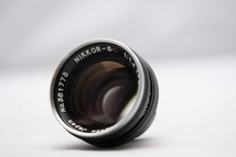 ☆希少品☆ 日本光学 ニッコール S・C 5㎝ F=1:1.4　Nippon Kogaku NIKKOR-S・C 5 1.4 Sマウント　メタルフード付き 激レアブラックレンズ_画像3