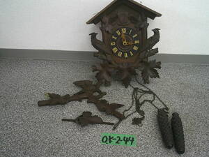O.K-2-44　古い鳩時計　ビンテージ　平日のみ直取引可