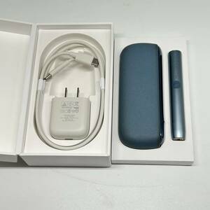 ★美品使用可能★IQOS ILUMA アイコン イルマ 電子タバコ アズールブルー 喫煙具 キット タイプC