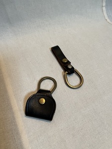 BSC Leather Key Strap＆Leather Coin case(ブラス）CLINCHブーツ Brass shoe co.