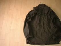 J.CREWオイルドジャケットMブラウン正規ジェイクルーハンティングカバーオールM-65フィールドミリタリーOILED JACKETバブアー_画像2