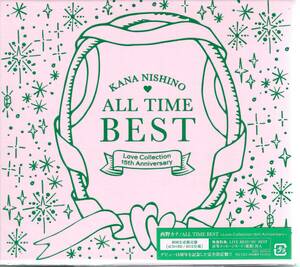 西野カナ /ALL TIME BEST ~Love Collection 15th Anniversary~ (初回限定盤) (CD+Blu-ray) (特典なし)BOX仕様/直筆メッセージ（複製）封入
