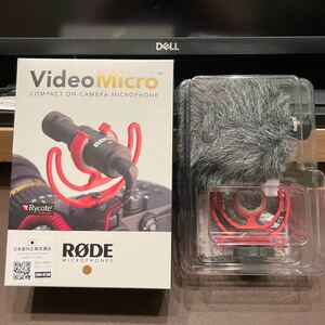 ☆極美品☆ RODE VideoMicro ロード ビデオマイクロ 超小型 コンデンサーマイク カメラマイク 