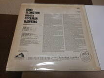 【UK MONO】DUKE ELLINGTON MEETS COLEMAN HAWKINS hMV CLP 1644 COAT/FLIP BACK 美品 好内容・高音質盤_画像2