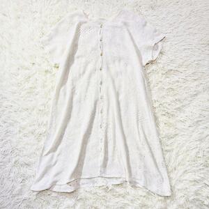 880 Jurgen Lehl linen. button down shirt blouse cut and sewn 