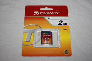 送料無料！　Transcend(トランセンド)　TS2GSDC　新品　SDカード(2ギガ)