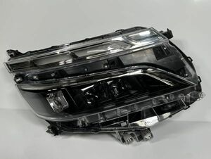 ヴォクシー ZRR80W 後期 エアロ系 煌 純正 右ヘッドライト RH LED ブラック 81130-28J10 81110-28J10 28-240 K 美品(補修済み) 管理22222