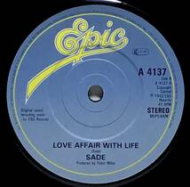 【英7】 SADE シャーデー YOUR LOVE IS KING / LOVE AFFAIR WITH LIFE (LIVE) 1984 UK盤 7インチシングルレコード EP 45 試聴済_画像5