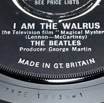 【英7】 THE BEATLES / HELLO, GOODBYE / I AM THE WALRUS 1967 UK盤 PARLOPHONE 7インチレコード EP 45 ビートルズ マト1 HG 1 ROD 試聴済_画像7