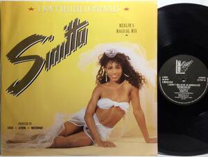 【英12】 SINITTA シニータ / I DON’T BELIEVE IN MIRACLES / B面インスト / DAMONT刻印 1988 UK盤 12インチレコード 検盤 試聴済