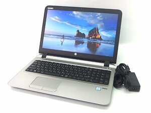 ■※ 【テンキー搭載で演算処理が捗る!】 HP ノートPC ProBook 450 G3 Corei5-6200U/メモリ4GB/HDD500GB/無線/Bluetooth/Win10 動作確認