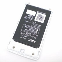 ◇☆NEC LTEモバイルルータ Aterm PA-MP02LN-SW 【メタリックシルバー】【美品】【税・送料込み】No.47_画像4