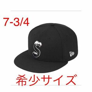 7-3/4 20 FW Supreme S Logo New Era Black シュプリーム エス ロゴ ニューエラ 黒 week1