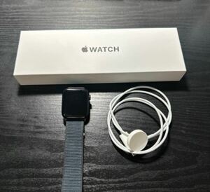 【直接引取大歓迎】Apple Watch SE （GPSモデル）- 44mm ミッドナイトアルミニウムケースとミッド ナイトスポーツループ