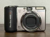 Y235【元箱付き】キャノン Canon PowerShot A650 IS コンパクトデジタルカメラ コンデジ デジタルカメラ digital still camera_画像2