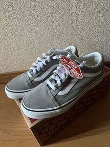 新品◇VANS OLD SKOOL 24cm ヴァンズ バンズ オールドスクール グレー