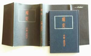 札幌にて刊行／中野美代子・創作『耀変』1989、カバー附、130頁