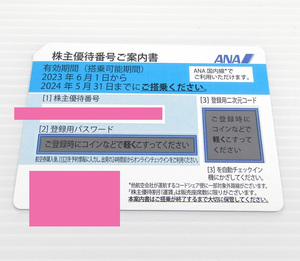 ANA 株主優待券 1枚 ⑤ 番号通知可 2024/5/31期限 割引 格安チケット 優待券 全日本空輸 飛行機 番号通知 送料無料あり 株主優待 航空券