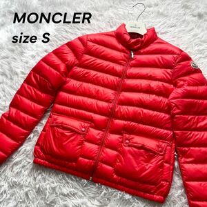 1円〜 【極美品/正規品】希少 MONCLER モンクレール LANS ランス　ダウンジャケット 0 Sサイズレッド ライトダウン