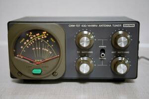 ダイワ　CNW-727　430/144MHz　アンテナチューナー　SWR&パワーメーター　MAX200W