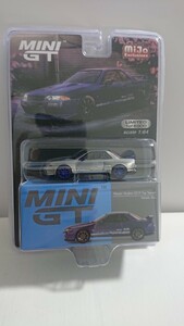 Chase car チェイスカー MINI GT 1/64 スカイライン GT-R VR32 Top Secret Metallic Blue RHD MGT00589-MJC Skyline トップシークレット