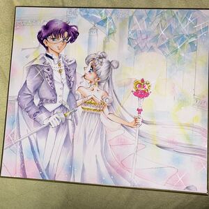 Art hand Auction 美少女战士同人手绘插画 King Endymion & Neo Queen Serenity(银发)第 2 部分, 漫画, 动漫周边, 手绘插图