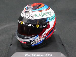 1/5 ヘルメット 2018 K.ライコネン USA GP MW仕様