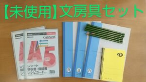 【未使用】ノートB3冊 / ワイヤーノート1冊 / 超薄型クリアホルダー A5 10ポケット 2冊 / トンボ鉛筆B 6本 箱付き