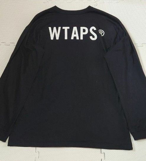 WTAPS ダブルタップス バックロゴプリント 長袖Tシャツ