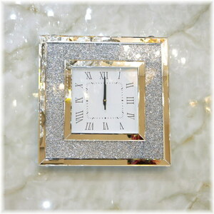 時計 壁掛け時計 ウォッチ 壁時計 ウォールクロック 安い 北欧 アンティーク おしゃれ【送料無料！】 新品 豪華！ クリスタル壁掛け時計 ♪