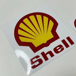 Shell 四角 大 ステッカー / シェル 当時 グラチャン ハコスカ ケンメリ 族車の画像1