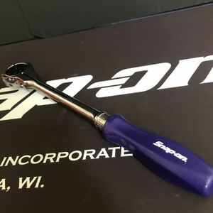 新品　スナップオン スイベルラチェット 3/8 FHNFD100 Snap-on ラウンドヘッド　ディープパープル　紫　限定　