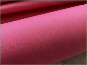 mets★5.85m*11号帆布*無地ハンプ*cherry pink*コットン*生地45