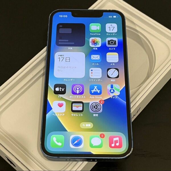 【海外キャリア】Apple iPhone 13 mini｜128gb｜ブルー｜シャッター音消せる！