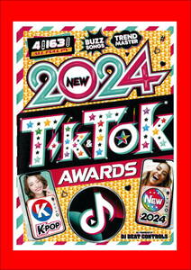 最新/超最新のバズヒット 2024 Tik & Tok Awards/DVD4枚組/全163曲