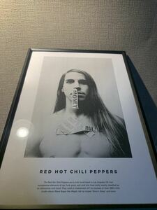 RED HOT CHILI PEPPERS レッチリ B5 ポスター 額付き送料込み ③