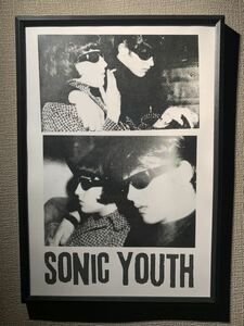 SONIC YOUTH ソニックユース A4 ポスター 額付き ⅰ