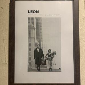 LEON 映画 レオン ジャン・レノ B5 ポスター 額付き 送料込